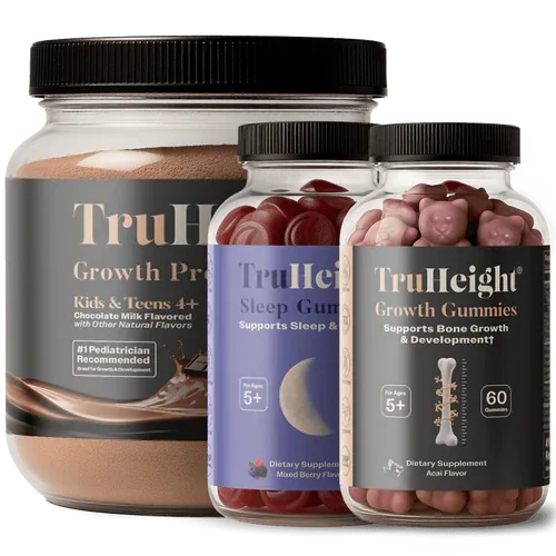 TruHeight growth protein, sleep gummies and growth gummies